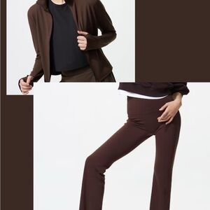 Uniqlo Brown Women's Activewear Set NWT